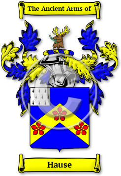 Hause Family Crest Download (jpg) Legacy Series - 150 DPI