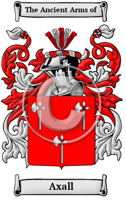 Axall Family Crest/Coat of Arms