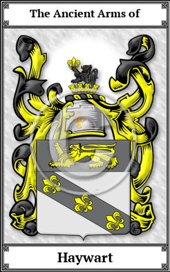 Haywart Family Crest Download (JPG)  Book Plated - 150 DPI