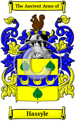 Hassyle Family Crest/Coat of Arms