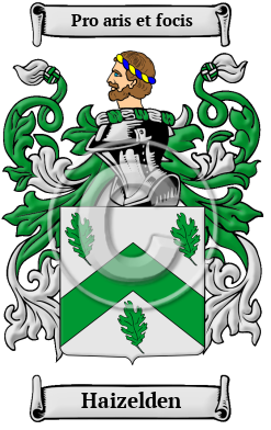 Haizelden Family Crest/Coat of Arms
