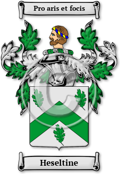 Heseltine Family Crest Download (jpg) Legacy Series - 150 DPI