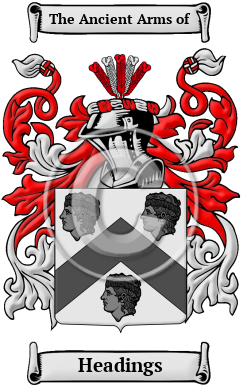 Headings Family Crest Download (JPG) Heritage Series - 600 DPI