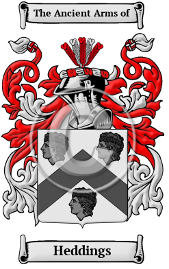 Heddings Family Crest/Coat of Arms