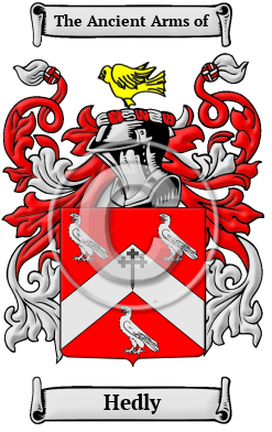 Hedly Family Crest/Coat of Arms