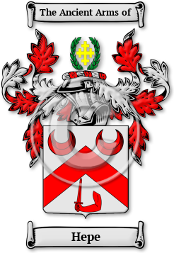 Hepe Family Crest Download (jpg) Legacy Series - 150 DPI