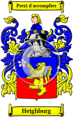 Heighburg Family Crest/Coat of Arms