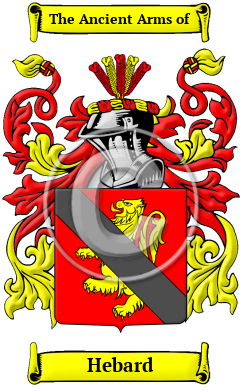 Hebard Family Crest/Coat of Arms