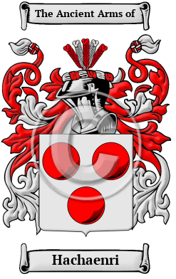 Hachaenri Family Crest/Coat of Arms