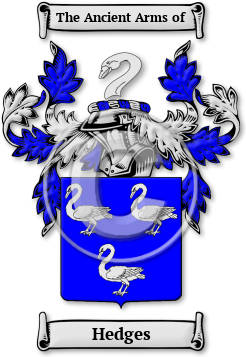 Hedges Family Crest Download (jpg) Legacy Series - 150 DPI