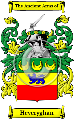 Heveryghan Family Crest/Coat of Arms