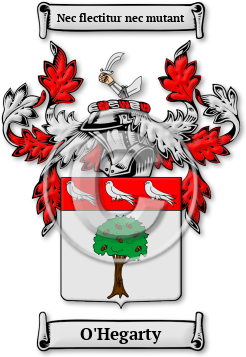 O'Hegarty Family Crest Download (jpg) Legacy Series - 150 DPI