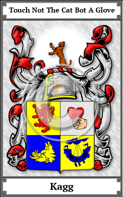 Kagg Family Crest Download (JPG) Book Plated - 600 DPI