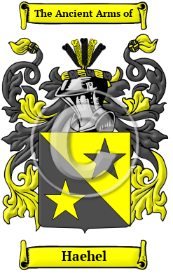 Haehel Family Crest/Coat of Arms