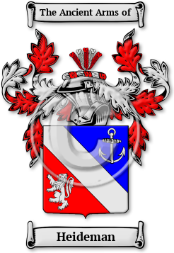 Heideman Family Crest Download (JPG) Legacy Series - 600 DPI