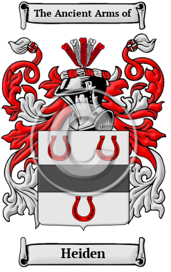 Heiden Family Crest/Coat of Arms
