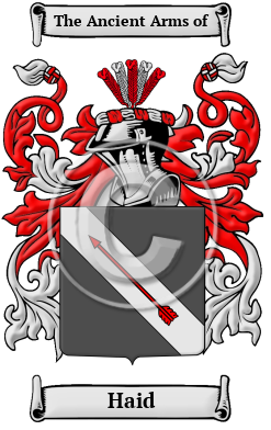 Haid Family Crest/Coat of Arms