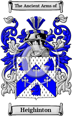 Heighinton Family Crest/Coat of Arms
