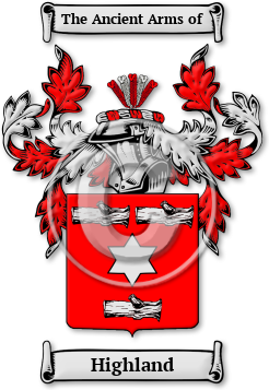 Highland Family Crest Download (jpg) Legacy Series - 150 DPI