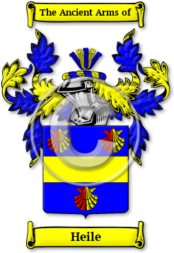 Heile Family Crest Download (JPG) Legacy Series - 600 DPI