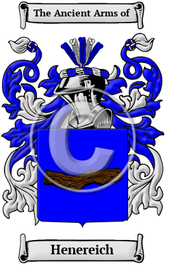 Henereich Family Crest/Coat of Arms