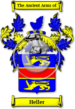 Heller Family Crest Download (jpg) Legacy Series - 150 DPI