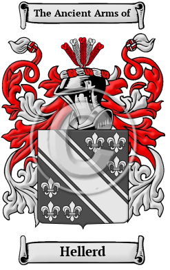 Hellerd Family Crest/Coat of Arms