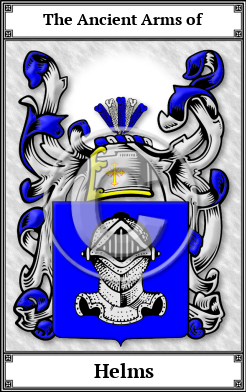 Helms Family Crest Download (JPG) Book Plated - 600 DPI
