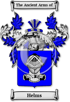 Helms Family Crest Download (JPG) Legacy Series - 600 DPI