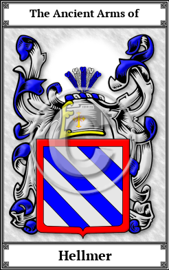 Hellmer Family Crest Download (JPG)  Book Plated - 150 DPI