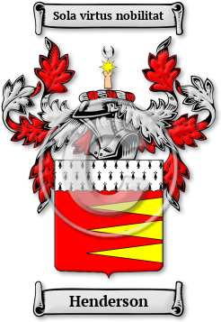 Henderson Family Crest Download (jpg) Legacy Series - 150 DPI