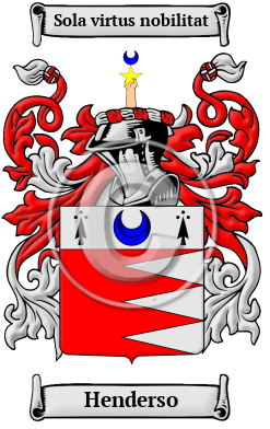 Henderso Family Crest/Coat of Arms