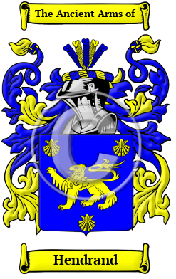 Hendrand Family Crest/Coat of Arms