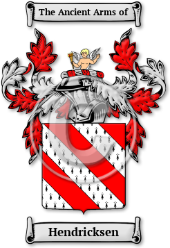 Hendricksen Family Crest Download (JPG) Legacy Series - 600 DPI