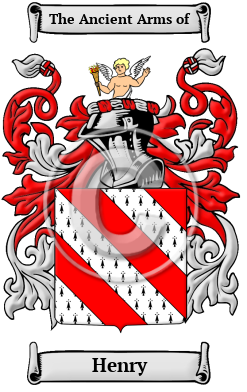 Henry Family Crest Download (JPG) Heritage Series - 600 DPI