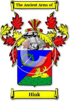 Hink Family Crest Download (jpg) Legacy Series - 150 DPI