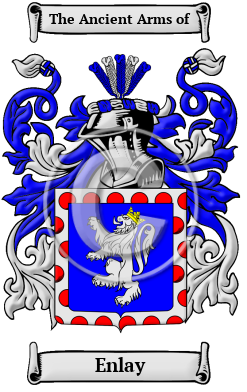 Enlay Family Crest/Coat of Arms