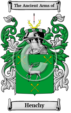 Henchy Family Crest/Coat of Arms