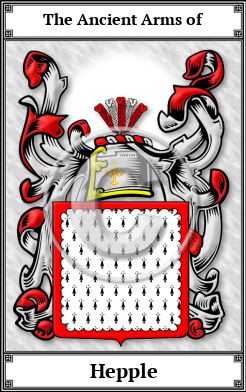Hepple Family Crest Download (JPG)  Book Plated - 150 DPI