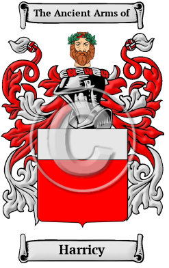 Harricy Family Crest/Coat of Arms