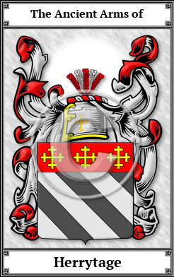 Herrytage Family Crest Download (JPG)  Book Plated - 150 DPI
