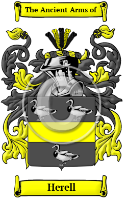 Herell Family Crest/Coat of Arms