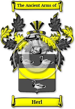 Herl Family Crest Download (jpg) Legacy Series - 150 DPI