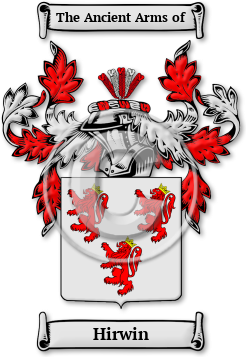 Hirwin Family Crest Download (JPG) Legacy Series - 300 DPI