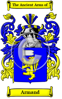 Armand Family Crest/Coat of Arms
