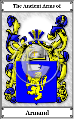 Armand Family Crest Download (JPG) Book Plated - 600 DPI