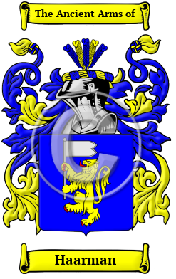 Haarman Family Crest/Coat of Arms