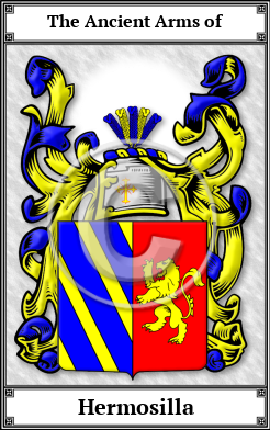 Hermosilla Family Crest Download (JPG)  Book Plated - 150 DPI