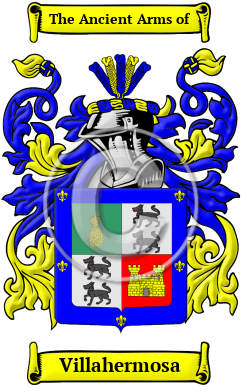 Villahermosa Family Crest Download (JPG) Heritage Series - 300 DPI