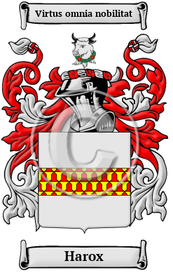 Harox Family Crest/Coat of Arms